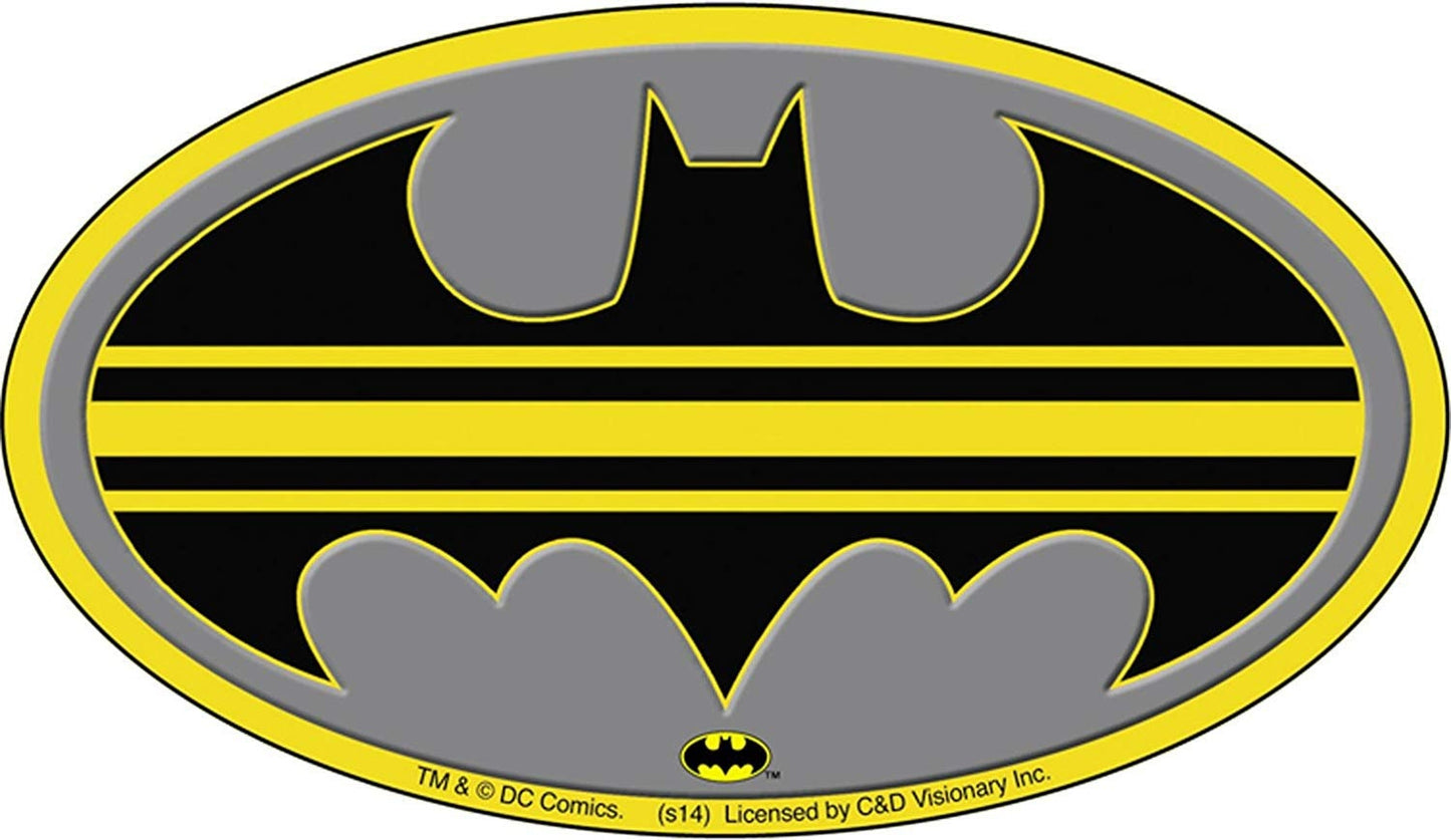 BATMAN Striped Logo Sticker Decal - DC Comics Robin Craft Supply