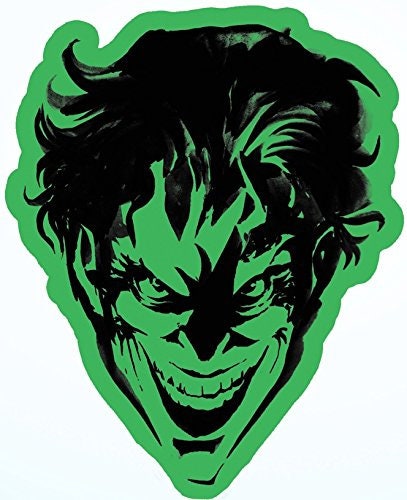 THE JOKER Head Sticker Decal - Batman DC Comics Evil Grin