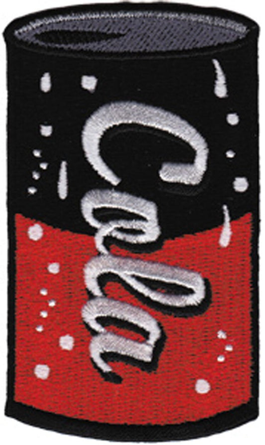 COLA CAN Retro Vintage Patch - Embroidered Patch Applique Craft Supply