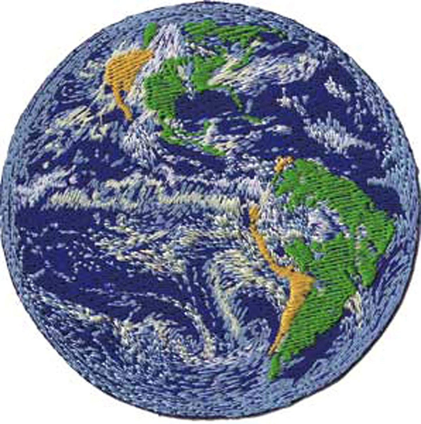 Sun Moon & Stars Earth Patch - Embroidered Patch Applique Craft Supply