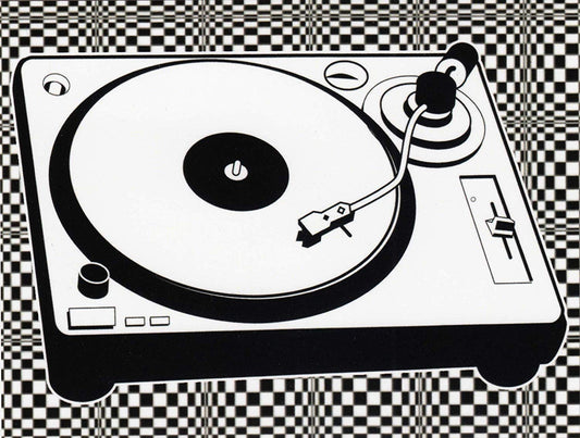 TURNTABLE Record LP Sticker Decal - LP Vinyl Record Player Music Craft Supply