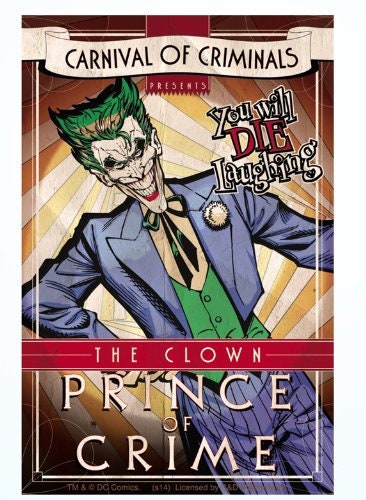 BATMAN JOKER Laughing Comic Cover Sticker Decal - DC Comics Robin Craft Supply