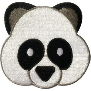 PANDA HEAD Patch - Embroidered Patch Applique
