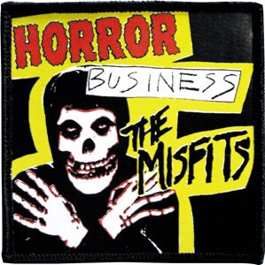 MISFITS Horror Business Patch - Embroidered Rock Band Patch Applique Craft Supply