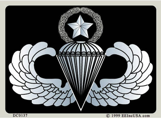 U.S. ARMY Master Paratrooper Sticker Decal - Veteran Vets Military Navy Marines Army Air Force