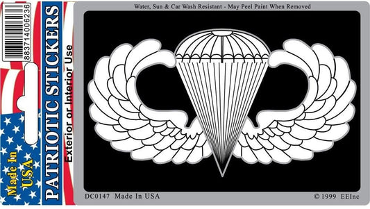 U.S. ARMY Paratrooper Sticker Decal - Veteran Vets Military Navy Marines Army Air Force