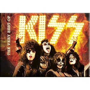 KISS The Very Best Of Magnet for Refrigerators and Lockers - Rock Band Craft Supply