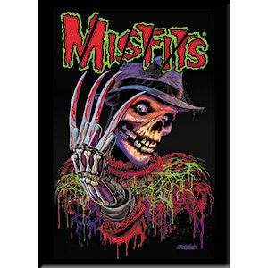 MISFITS Nightmare Freddy Magnet for Refrigerators and Lockers - Rock Band Craft Supply