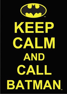 BATMAN Keep Calm Magnet for Refrigerators and Lockers - DC Comics Robin