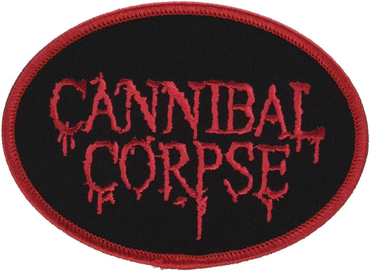 CANNIBAL CORPSE Logo Patch - Embroidered Rock Band Patch Applique