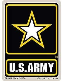 U.S. ARMY LOGO Sticker Decal - Veteran Vets Military Navy Marines Army Air Force
