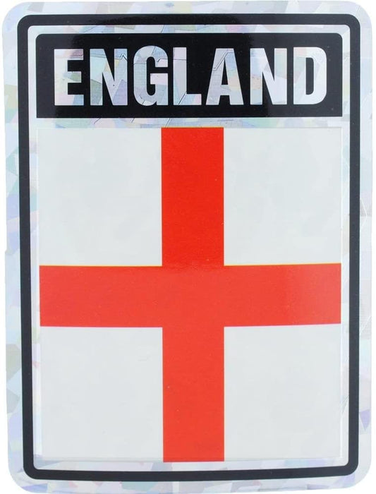 ENGLAND Flag Reflective Sticker Decal - Country Flag Holographic Glossy