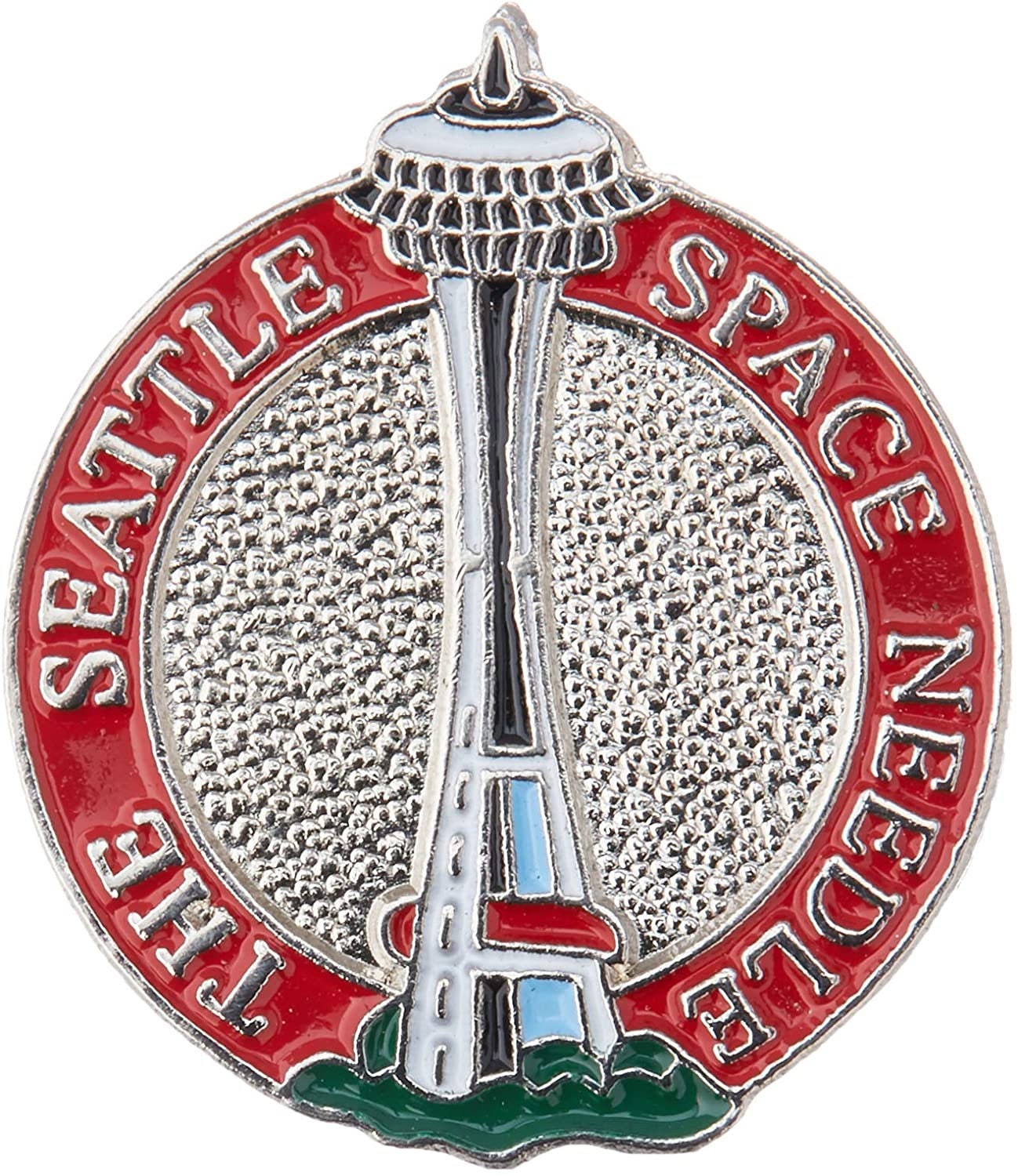 SEATTLE SPACE NEEDLE Lapel Pin - Enamel Pin for Backpack Tie Shirt Trading Button Pinback Craft Supply