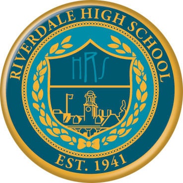 RIVERDALE Pinback Button Badge - Riverdale High School Crest - Netflix Original Series - Round 1.25" Button Craft Supply