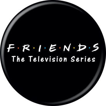 SEINFELD Pinback Button Badge - Show Logo - Classic TV Series - Round 1.25" Button Craft Supply