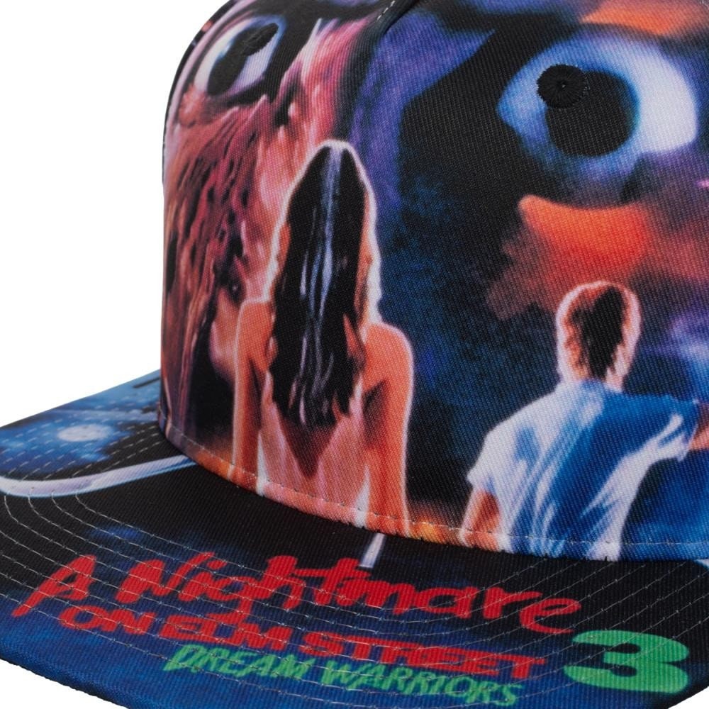 NIGHTMARE On ELM STREET Snapback Hat - Freddy Krueger Poster Classic Horror Dream Warrior - Rare!
