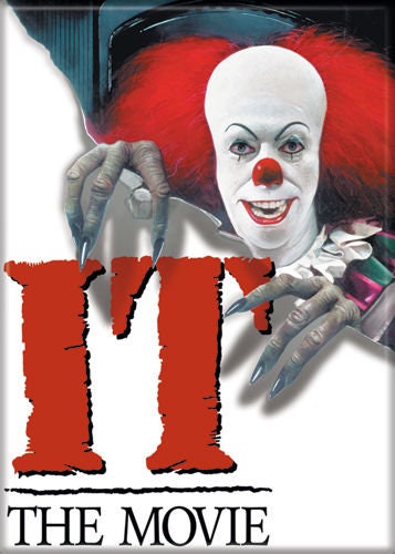 IT THE MOVIE Poster Magnet for Refrigerators and Lockers Classic Horror Movie Stephen King Craft Supply