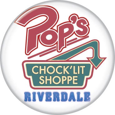 RIVERDALE Pinback Button Badge - Pops Chock'lit Shoppe - Netflix Original Series - Round 1.25" Button Craft Supply