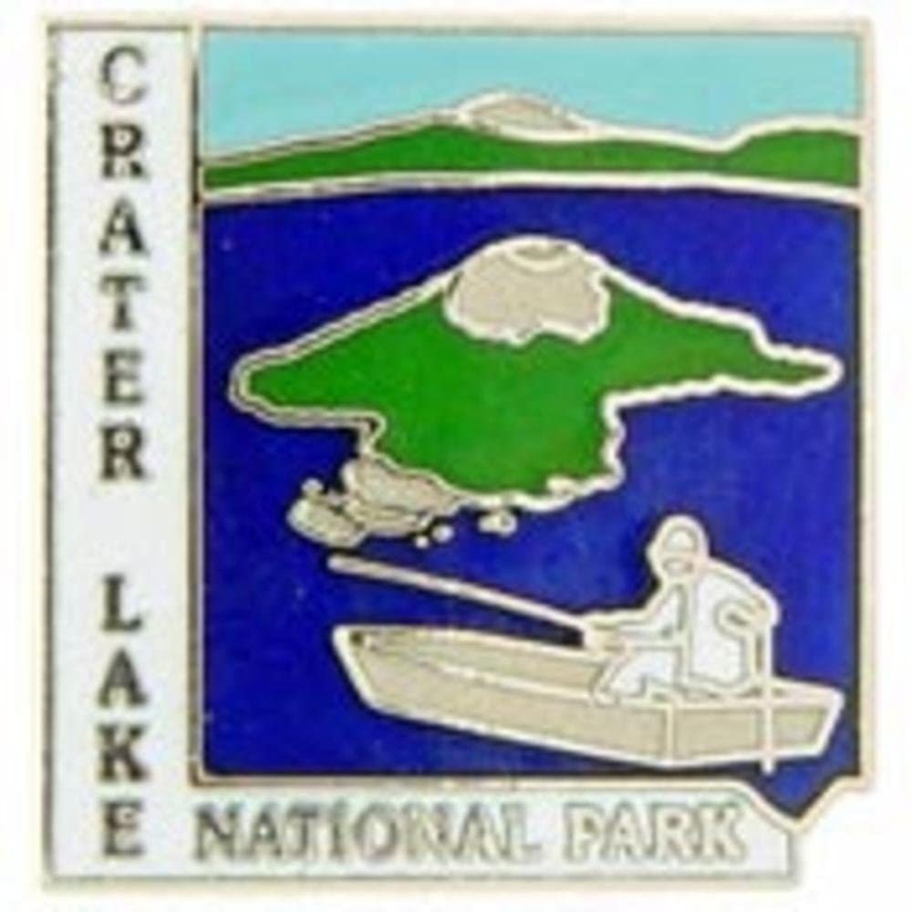 CRATER LAKE National Park Lapel Pin - Enamel Pin for Backpack Tie Shirt Trading Button Pinback Craft Supply