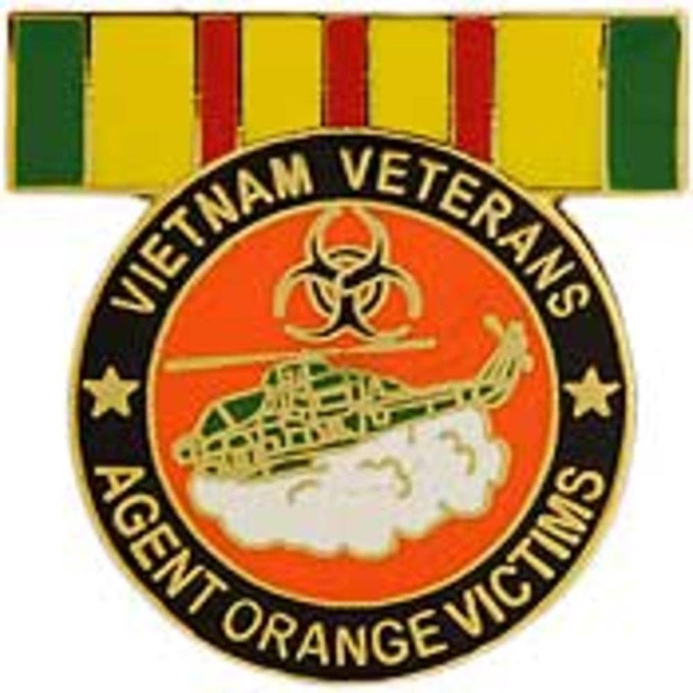 VIETNAM VETERANS Agent Orange Victims Military Lapel Pin - Enamel Pin for Backpack Tie Shirt Trading Button Pinback Craft Supply