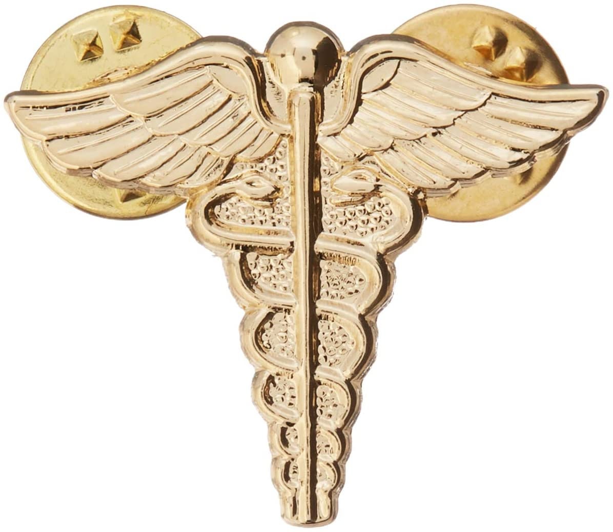 Medical Caduceus Doctor Army Medic Military Lapel Pin - Enamel Pin for Backpack Tie Shirt Trading Button Pinback Craft Supply