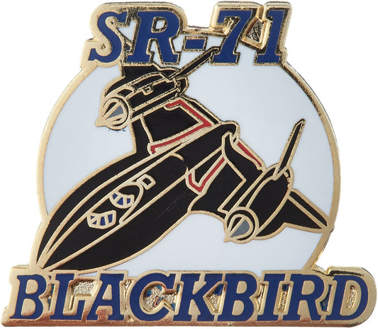 AIR FORCE Blackbird SR-71 Lockheed Military Lapel Pin - Enamel Pin for Backpack Tie Shirt Trading Button Pinback