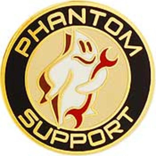 US NAVY Phantom Support F-4 McDonnell Douglas Military Lapel Pin - Enamel Pin for Backpack Tie Shirt Trading Button Pinback