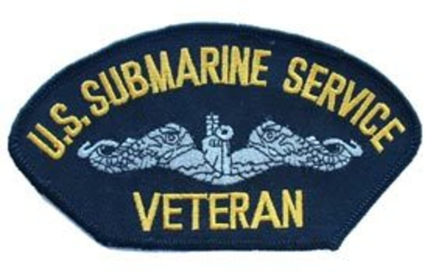 US NAVY Submarine Service Veteran Embroidered Patch Applique - USN Seals United States Military Craft Supply