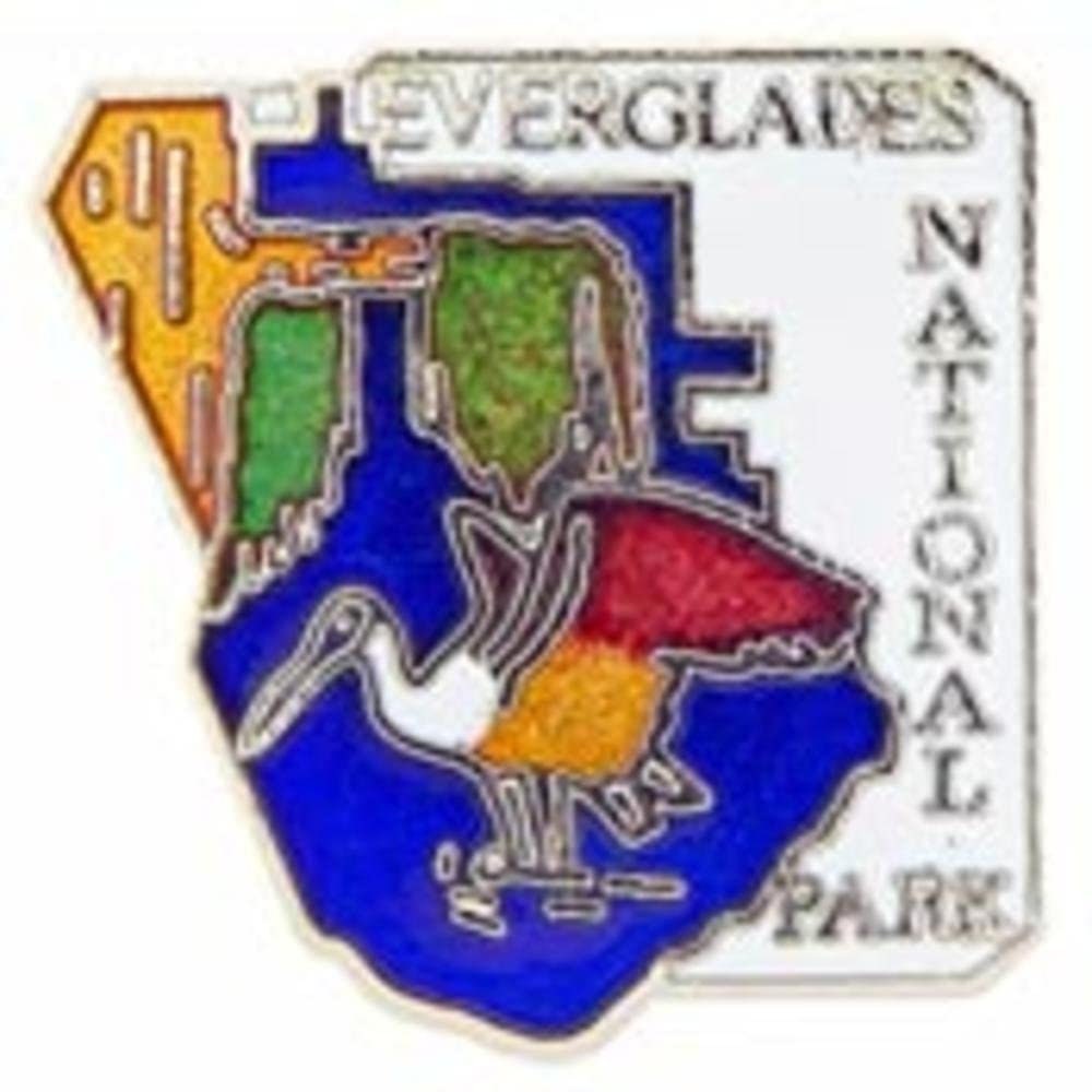 EVERGLADES National Park Lapel Pin - Enamel Pin for Backpack Tie Shirt Trading Button Pinback Craft Supply