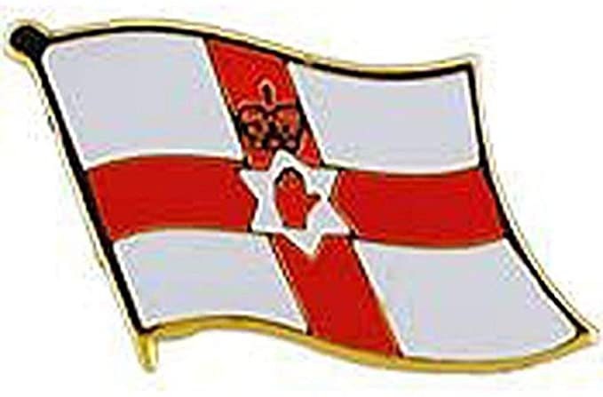 NORTHERN IRELAND World National Flag Lapel Pin - Enamel Pin for Backpack Tie Shirt Trading Button Pinback