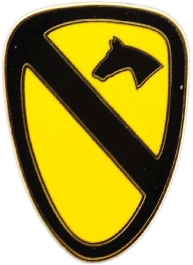 US ARMY 1st Cavalry Division Military Lapel Pin - Enamel Pin for Backpack Tie Shirt Trading Button Pinback Craft Supply