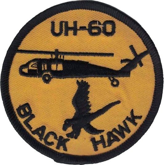 US ARMY Black Hawk Helicopter UH-60 Military Embroidered Patch Applique Craft Supply