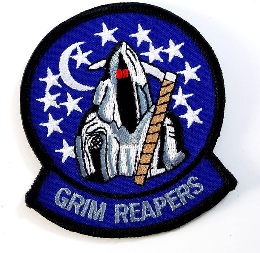 U.S. NAVY Grim Reapers Embroidered Patch Applique - USN Seals United States Military