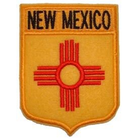 NEW MEXICO State Shield Embroidered Patch Applique - USA United States of America Patch Craft Supply