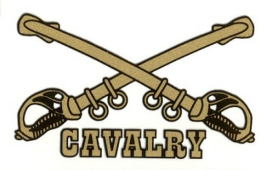 U.S. ARMY CAVALRY Clear Decal Sticker - United States Army Clear Decal For Car Truck Window Vehicle Military Craft Supply