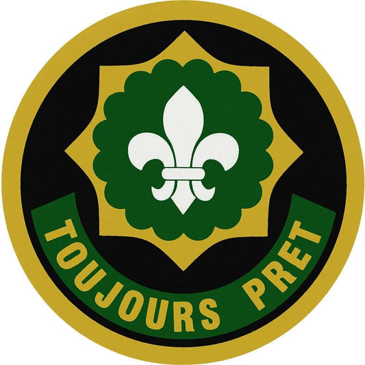 U.S. ARMY 2nd Armored Cavalry Regiment ACR Vinyl Decal Sticker - Toujours Prêt United States ARMY Military For Car Truck Window