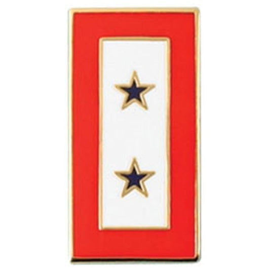 BLUE STAR SERVICE Two (2) Lapel Pin - Service Flag War Military Active Duty Enamel Pin for Backpack Tie Shirt Trading Button Pinback