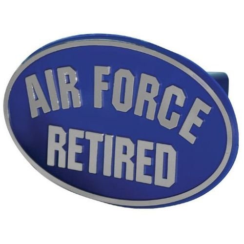 U.S. AIR FORCE Retired Hitch Cover - Tow Trailer Hitch Cover Plug Truck Receiver - United States Air Force Wings Logo Craft Supply