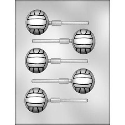 VOLLEYBALL Sucker Chocolate Candy Mold -- Sports Ball Team Volleyball