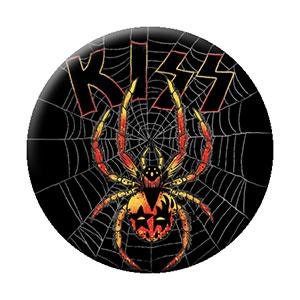 KISS Band Spider Pinback Button Badge - Rock Band Logo - Round 1.25" Button Craft Supply