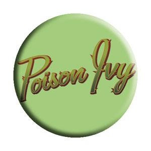 POISON IVY Poison Ivy Logo Batman Pinback Button Badge - DC Comics - Round 1.25" Button Craft Supply