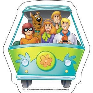 SCOOBY DOO Mystery Machine Van Sticker Decal - Hanna-Barbera Animated Cartoon Craft Supply