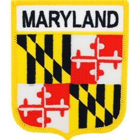 MAINE State Shield Embroidered Patch Applique - USA United States of America Patch