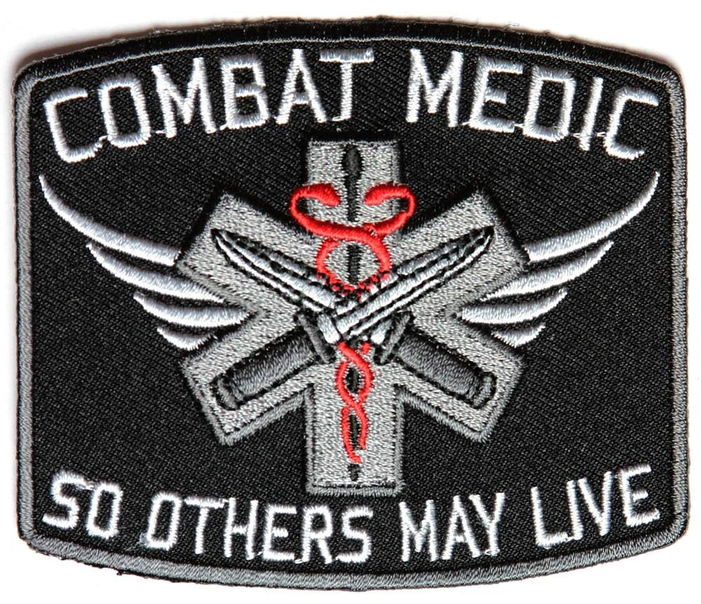 COMBAT MEDIC Patch - So Others May Live Paramedic Military Infantry Embroidered Patch