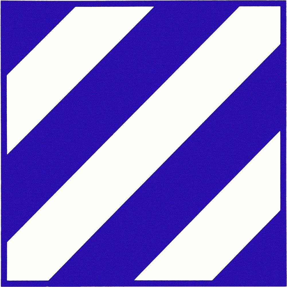 U.S. ARMY 3rd Infantry Division Clear Decal Sticker - United States ARMY Clear Decal For Car Truck Window Vehicle Military Craft Supply