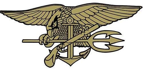 NAVY SEALS Trident Clear Decal Sticker - United States NAVY Clear Decal For Car Truck Window Vehicle Military Craft Supply