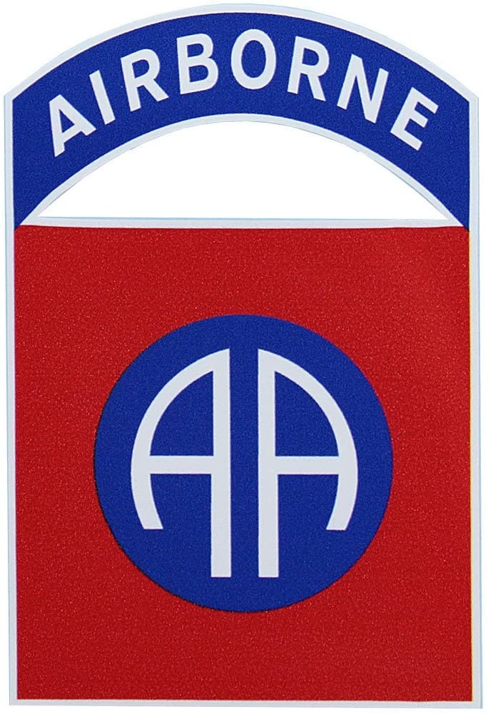 U.S. ARMY Airborne Division 82nd Vinyl Decal Sticker - United States ARMY Parachute Assault Military For Car Truck Window