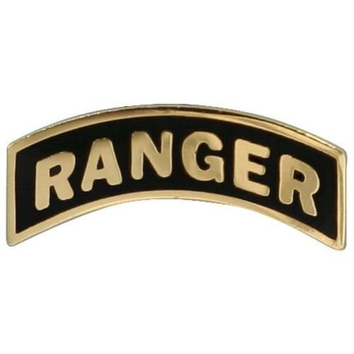U.S. ARMY Ranger Tab Lapel Pin - Infantry Special Forces Enamel Pin for Backpack Tie Shirt Trading Button Pinback