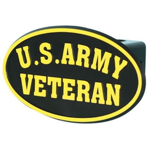 U.S. ARMY Veteran Hitch Cover - Tow Trailer Hitch Cover Plug Truck Receiver - United States Army Veteran Craft Supply