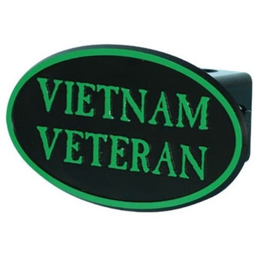 VIETNAM VETERAN Hitch Cover - Tow Trailer Hitch Cover Plug Truck Receiver - United States Military Vietnam Veteran War Vet Craft Supply